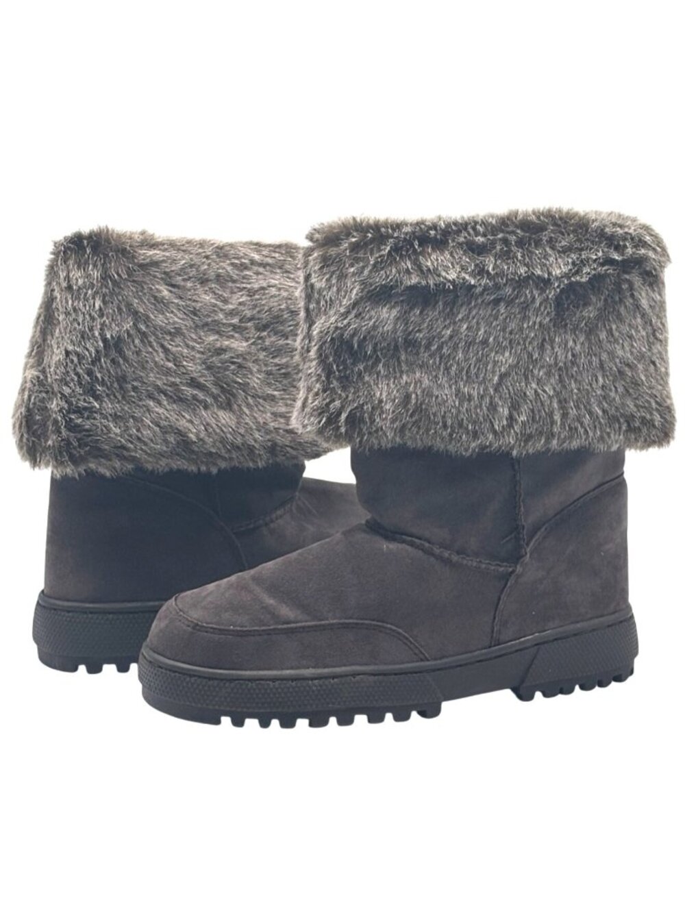 Rampage Allie Women’s Faux-Shearling Boots, Size 5, Brown